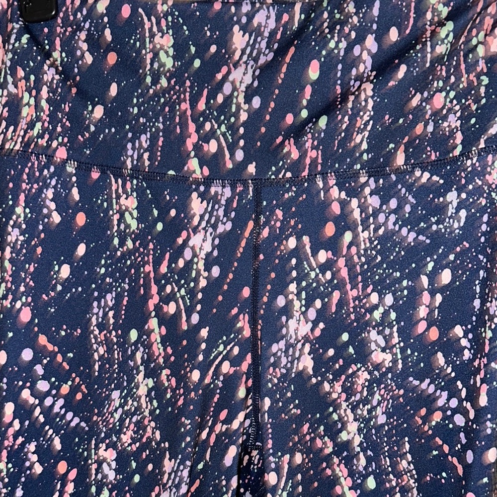 Ideology Black and Pink Performance Leggings - Picture 3 of 6
